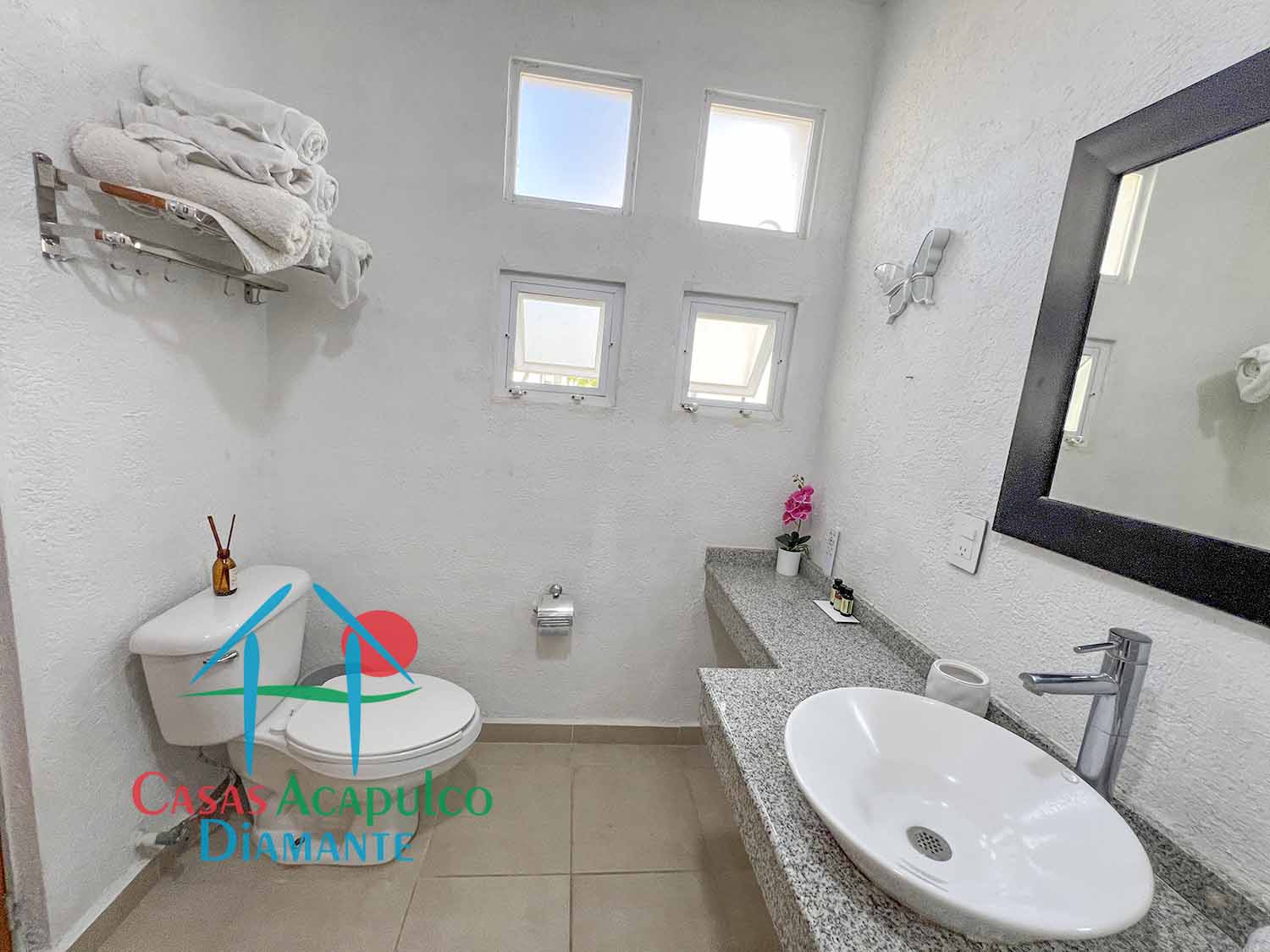 Villas Terrasol Diamante 38 - Baño planta alta 1